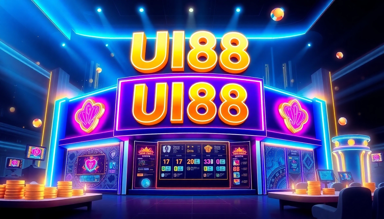 Engaging image showcasing the UU88 online casino platform with vibrant graphics and a sleek user interface for improved user engagement.