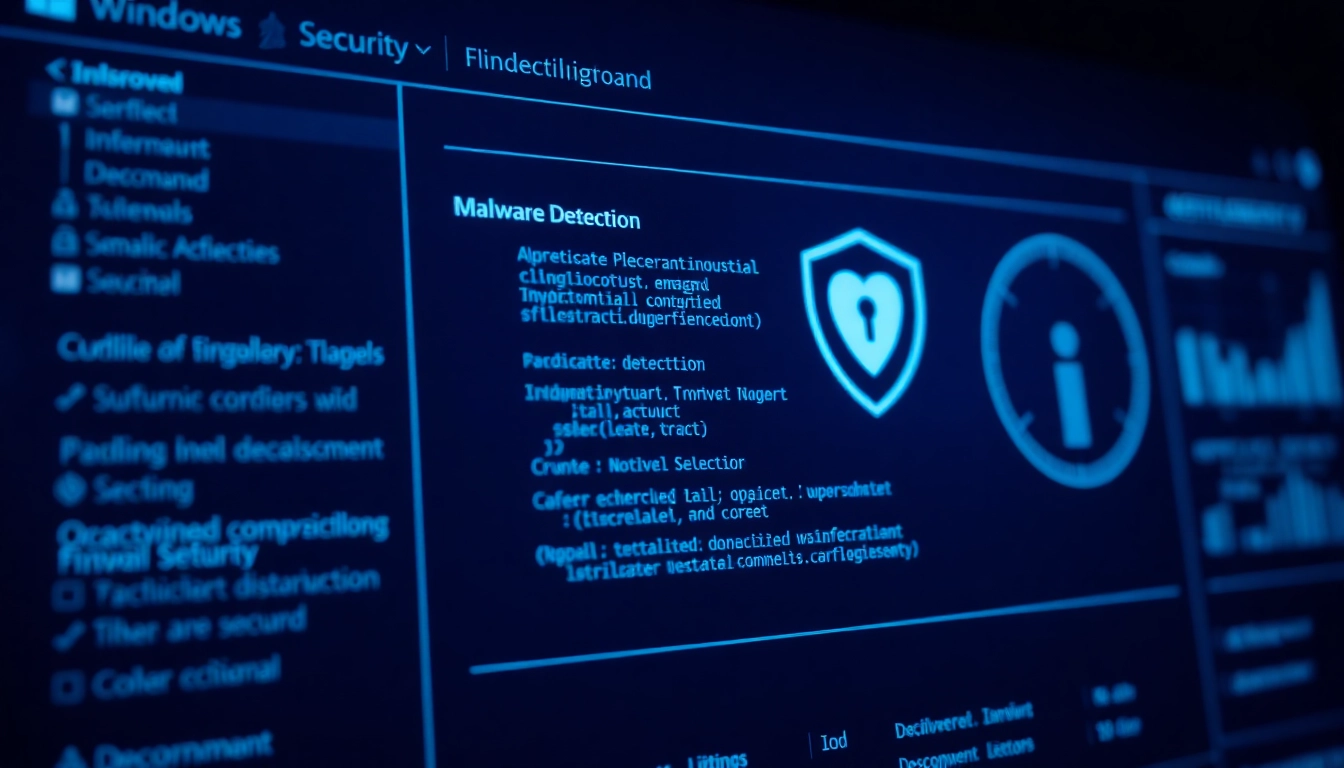 Secure Windows system interface highlighting https://sys32win.com/ with malware detection elements for enhanced cybersecurity awareness.