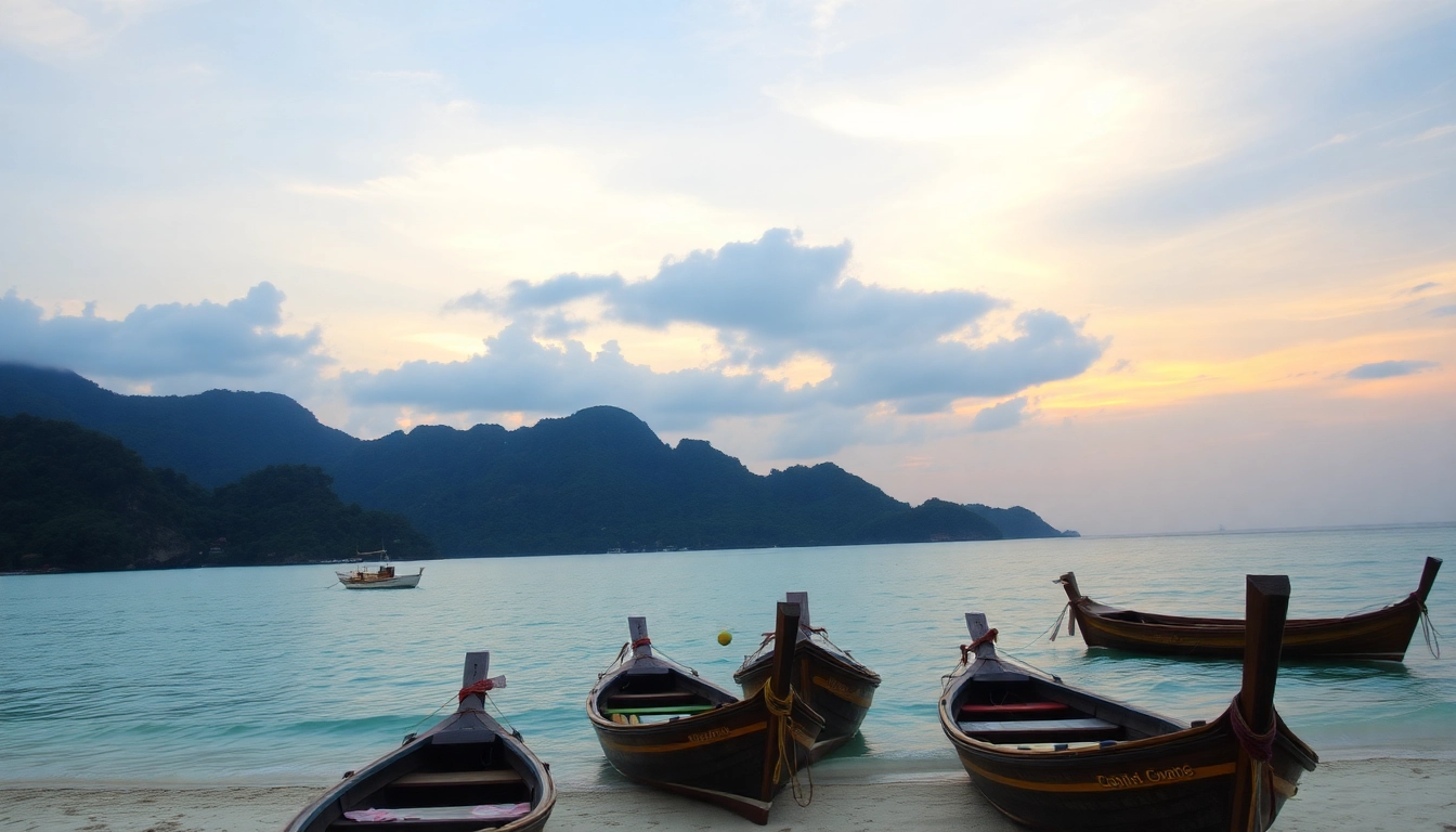 Lombok's scenic coastline features turquoise waters and vibrant sunset views, perfect for visitors.