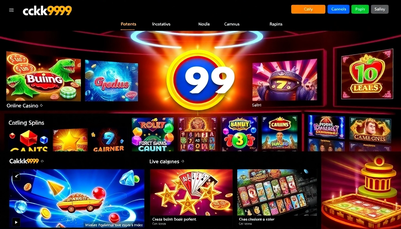 Engaging image of ck999 game platform featuring online slots and live casino games for immersive gaming experience.
