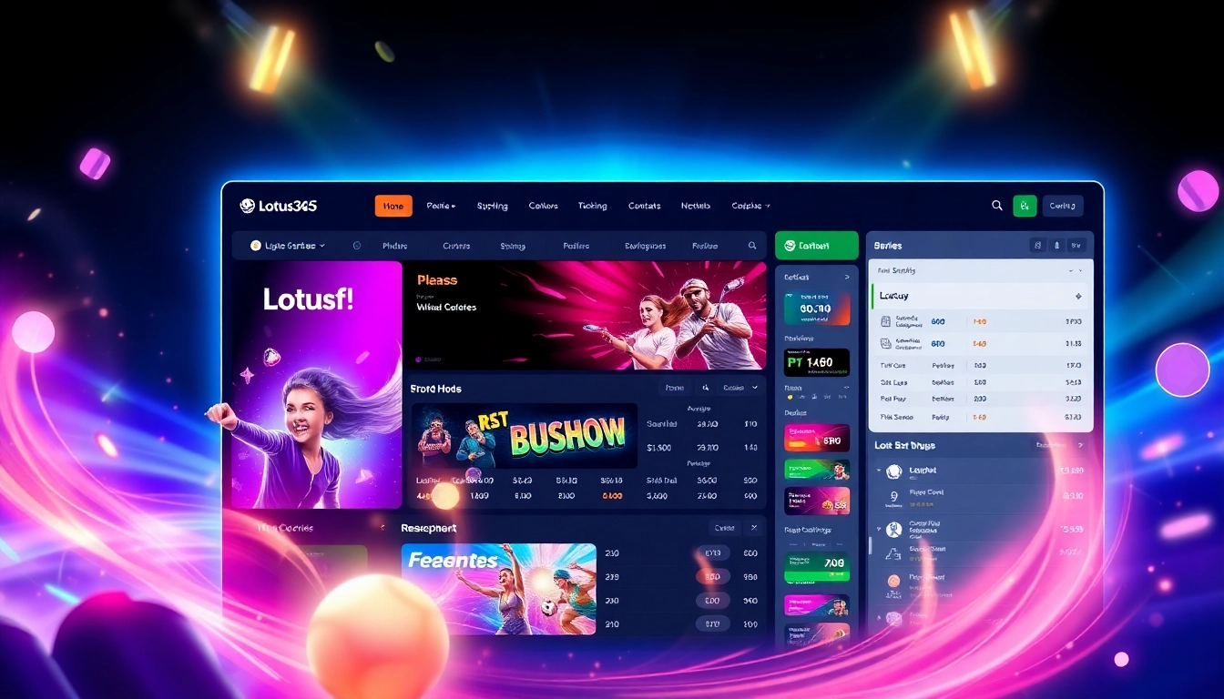 Lotus365 interface with live betting options, highlighting dynamic sports betting experience for users in India.
