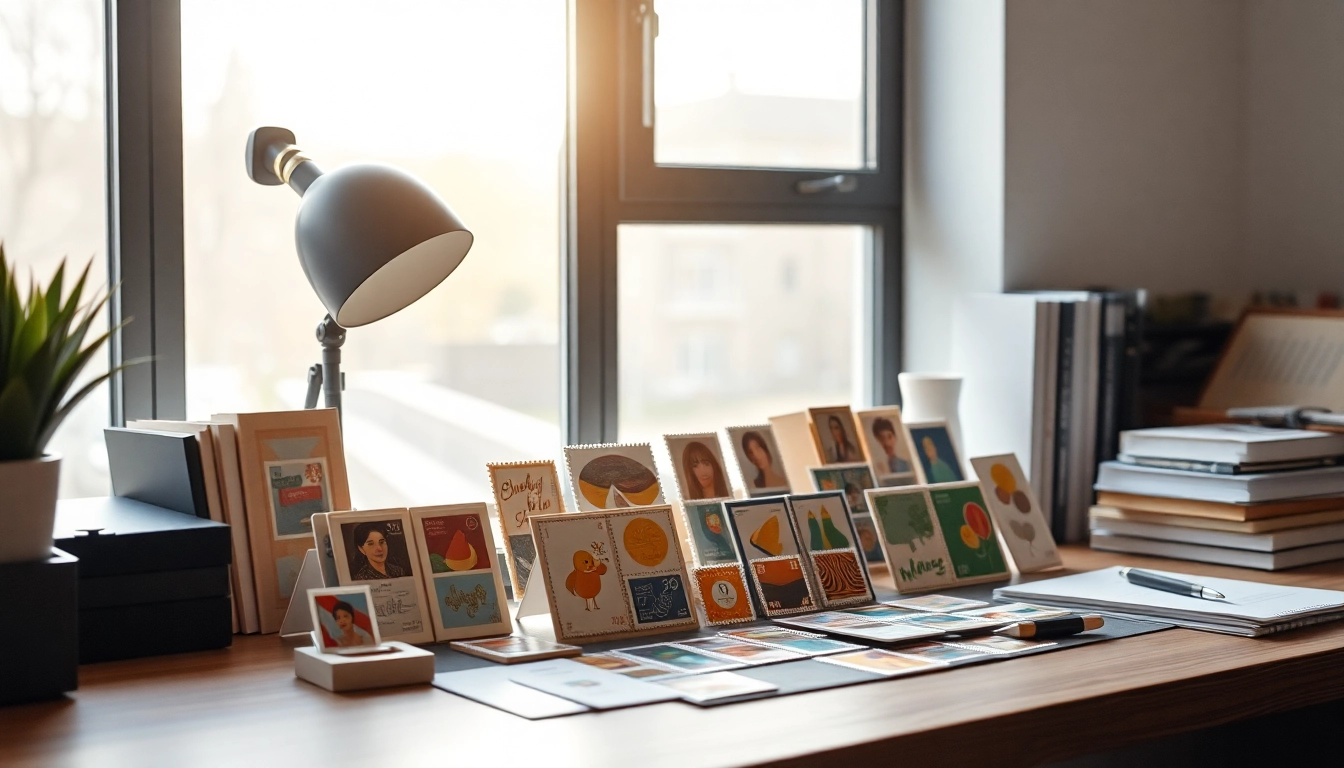 Explore customized pieczątki crafted from high-quality materials, showcasing various designs and colors for business use.