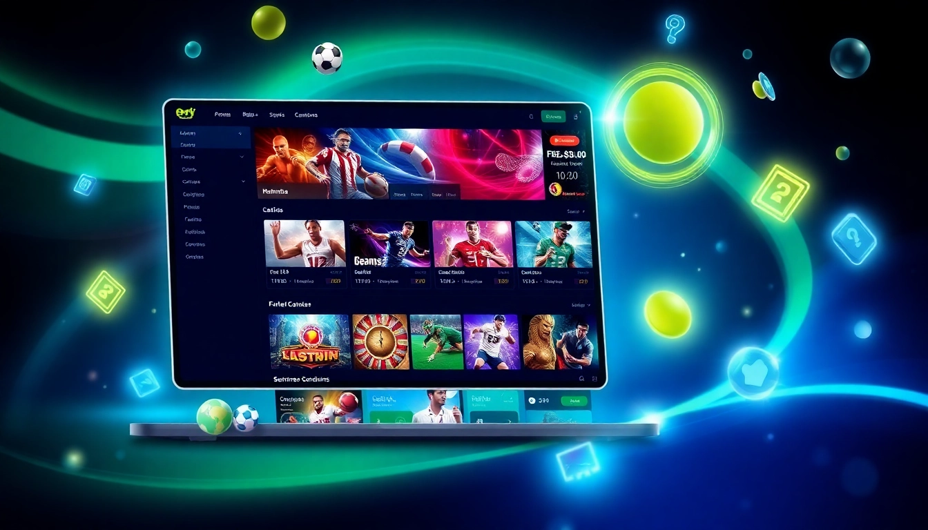 Fairplay24 online betting platform with sports, casino icons, and secure transaction visuals