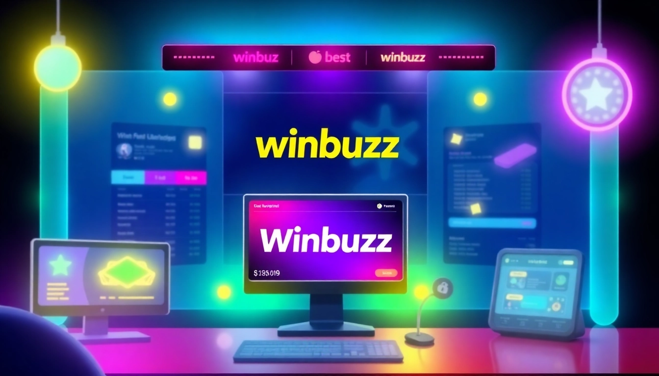 Winbuzz online betting platform showcasing engaging user interface with betting options and