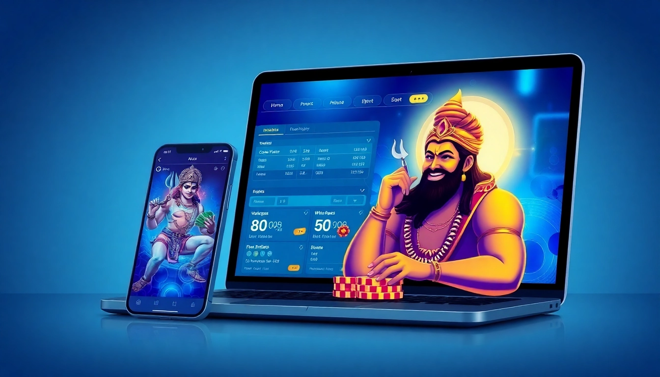 Trusted Mahadev Book interface showing online betting, casino games, and sports markets on a
