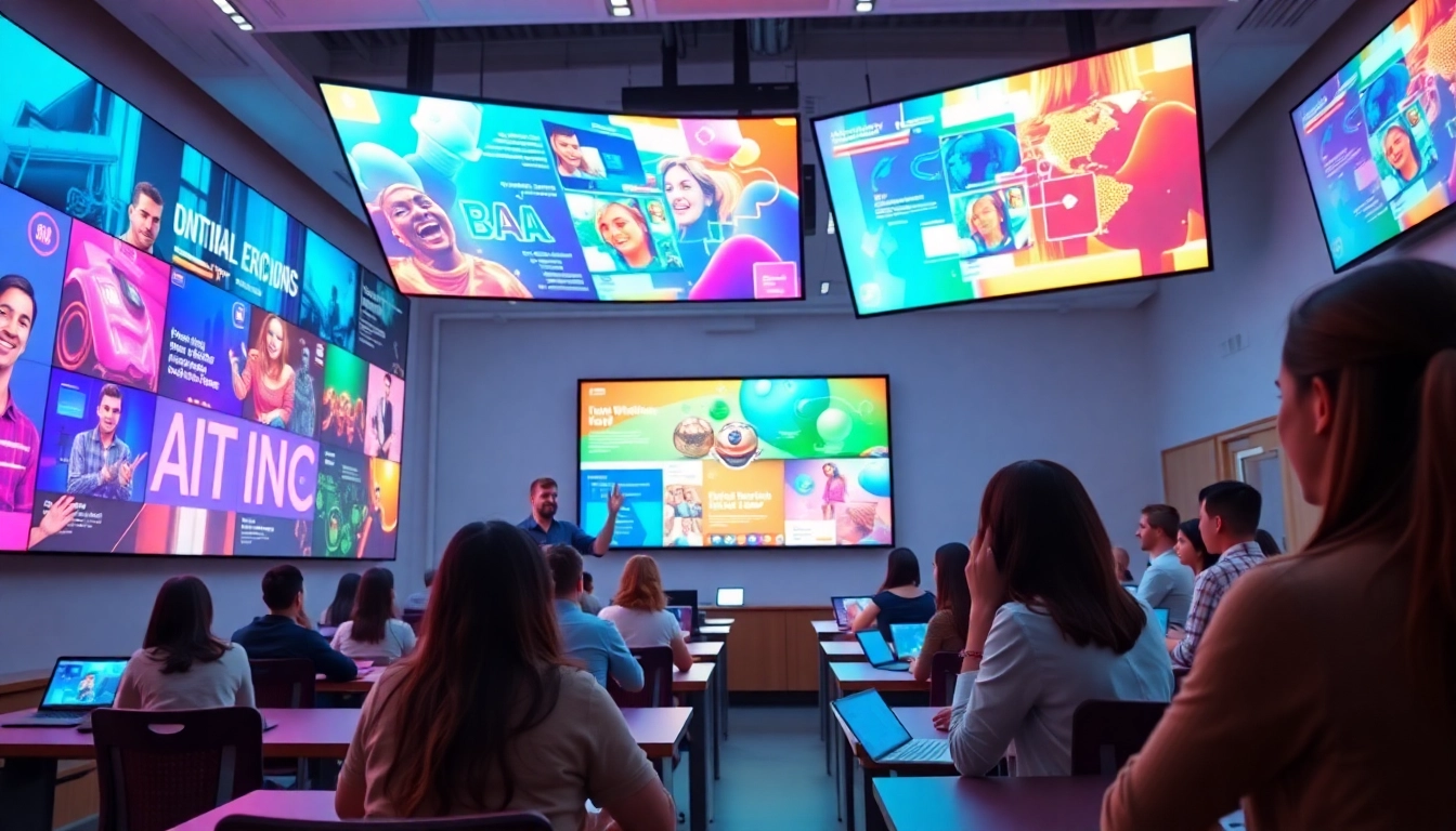 Professional educational team designing personalized AI course builder content for engaging