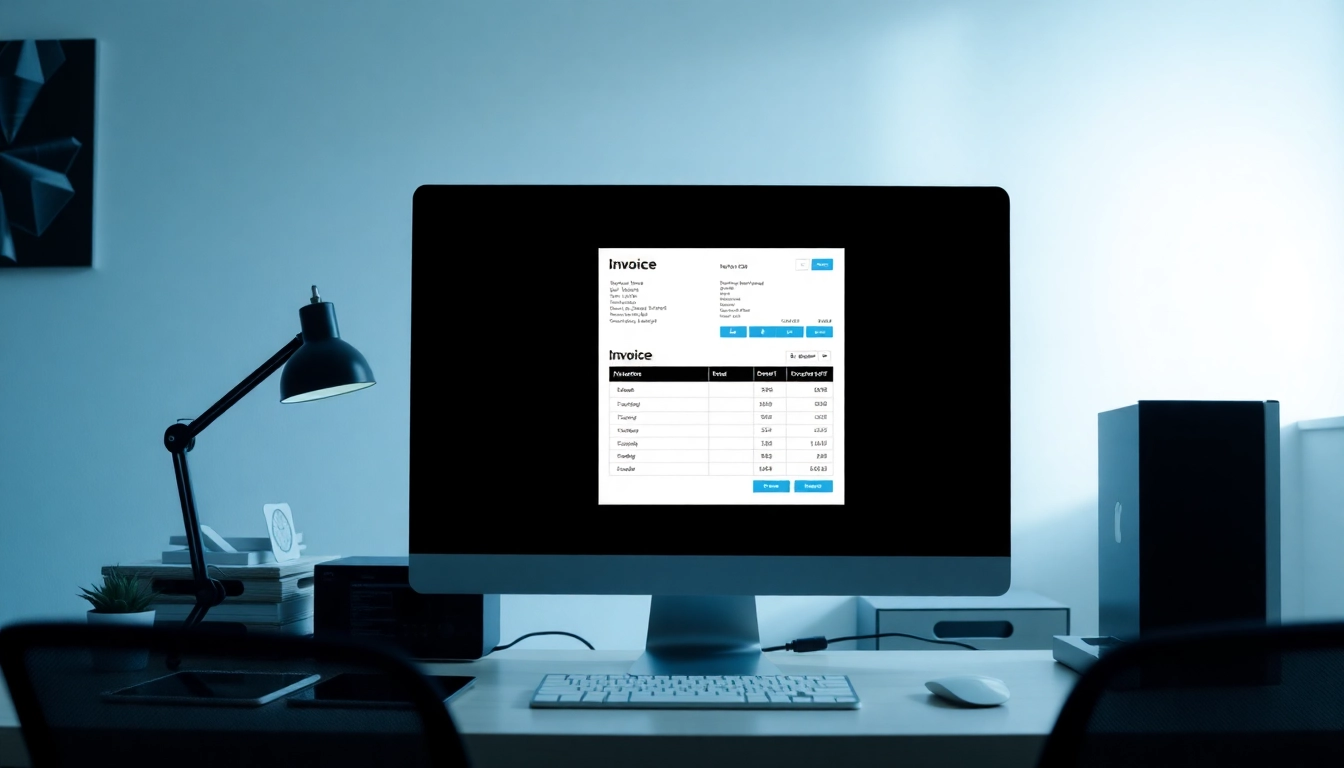 Invoice Gen tool streamlining business invoicing with customizable templates and secure payment