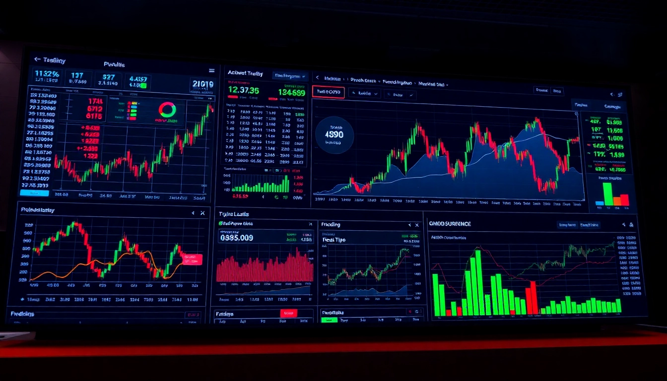 Trading view software showcases detailed market charts and analytics for traders and investors